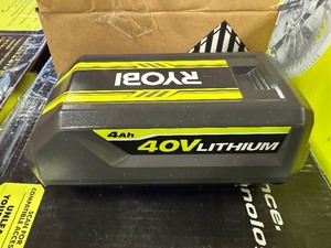 lot 07 image: Ryobi 40V Lithium-Ion 4.0 Ah Battery BRAND NEW #OP4040A1 MSRP $149