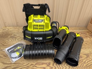 lot 10 image: Ryobi 40V HP Brushless Whisper Series 165 MPH 730 CFM Cordless Battery Backpack Blower BRAND NEW TOOL ONLY MSRP $329