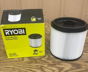 lot 16 image: Replacement Filter for RY40WD01 RYOBI 40V 10 Gallon WetDry Vac BRAND NEW # A32RF06 MSRP $22