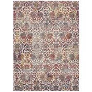 lot 3 image: Global Color WhiteMulti 8 ft. X 10 ft. Contemporary Medallion Area Rug Customer Returns See Pictures