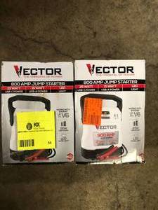 lot 56 image: Lot of VECTOR 800 Amp Jump Starter with USB Power  Customer Returns See Pictures