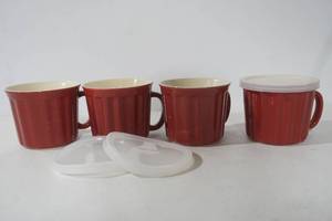 lot 166 image: (4ct) Soup Cups with Lids