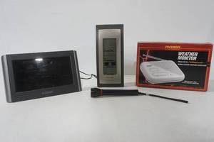 lot 181 image: Weather Monitor, Acurite Thermometer, La Crosse Technology Weather Info Center model V21-WTH
