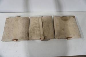 lot 279 image: Vintage Wilson Baseball Bases (3ct)