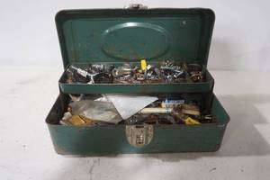 lot 304 image: Vintage Toolbox and Contents