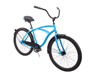 lot 106 image: 26 Huffy Cranbrook Adult Cruiser Bike, Comfort Saddle, Adult Ages 13, Matte Blue