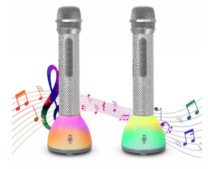 lot 123 image: Bling Duets Walkie Talkie Microphone 2pk