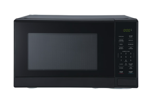 lot 205 image: Mainstays 1.1 Cu. ft Microwave Oven in Black