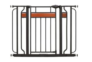 lot 434 image: Regalo Home Accents Extra Wide Walk Thru Baby Safety Gate, Extra Wide Gate