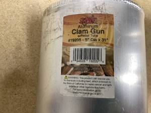 lot 436 image: SMI Aluminum Clam Gun