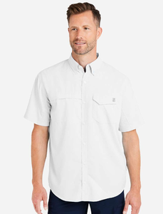 lot 443 image: HUK Mens Tide Point Short Sleeve Shirt - H150171, Size XXXL