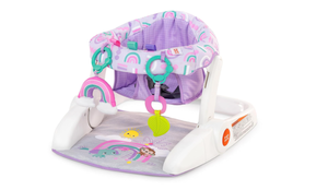 lot 473 image: Bright Starts Learn-to-Sit 2-Position Baby Floor Seat with Toys