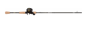 lot 15 image: Lews Classic Black Speed Spool Baitcast Reel and Fishing Rod Combo, 6-Foot 6-Inch 1-Piece Rod, Black