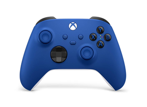 lot 215 image: Microsoft Xbox Wireless Controller - Shock Blue