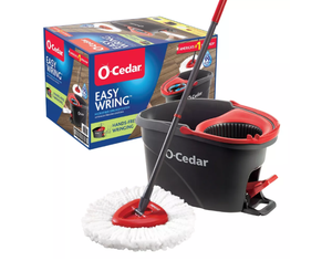 lot 248 image: O-Cedar EasyWring Spin Mop and Bucket System