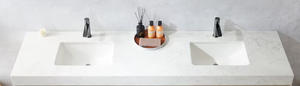 lot 478 image: Vinnova Grain White Double Sink Model V404117