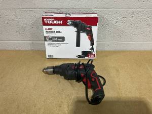 lot 316 image: Hyper Tough 6-Amp 12-inch Corded Hammer Drill