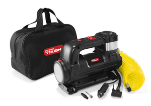 lot 145 image: Hyper Tough DC 12V Heavy Duty Direct Drive Digital Tire Inflator with Detachable LED Light