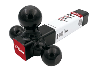 lot 156 image: Hyper Tough Trailer Hitch Steel Tri-Ball Mount, Class IIIIV Towing