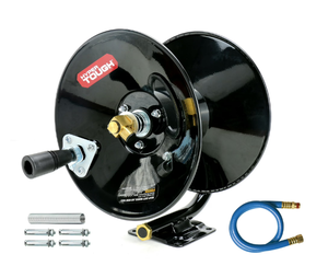 lot 302 image: Hyper Tough Heavy-Duty Manual Air Hose Reel