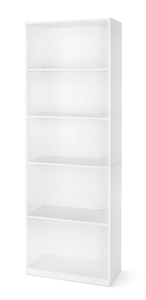 lot 310 image: Mainstays 71 5 Shelf Bookcase, White