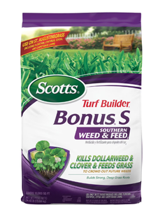 lot 313 image: Scotts Turf Builder Bonus S Southern Weed and FeedF2- 12,000sq ft 41.38lbs