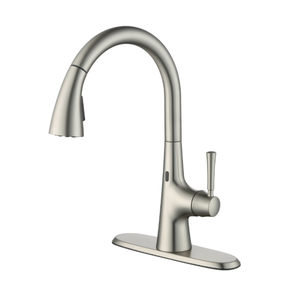 lot 175 image: Better Homes & Gardens Touchless Pull Down Kitchen Faucet in Satin Nickel