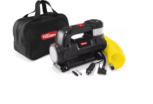 lot 259 image: Hyper Tough DC 12V Heavy Duty Direct Drive Digital Tire Inflator with Detachable LED Light