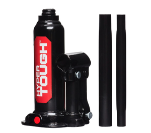 lot 334 image: Hyper Tough T90203W Bottle Jack, 2 Ton Black