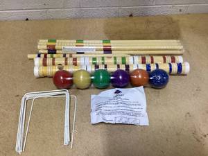 lot 547 image: Croquet Set