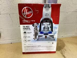 lot 567 image: Hoover FH50751 PowerDash Pet 1.5 Compact Carpet Cleaner, Lightweight White