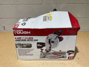 lot 509 image: Hyper Tough 9A 7-14 inch Corded Compound Miter Saw