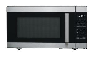 lot 81 image: Hamilton Beach 1.6 Cu ft Sensor Cook Countertop Microwave Oven in Stainless Steel