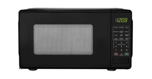lot 392 image: Mainstays 0.7 Cu ft Countertop Microwave Oven, 700 Watts, Black