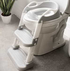 lot 557 image: Jool Baby Potty Training Seat with 2 Step Ladder for Toddlers  Splash Guard, Adjustable Height