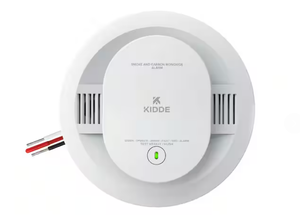 lot 570 image: Kidde Hardwired Smoke and Carbon Monoxide Detector, Interconnectable and LED Warning Lights