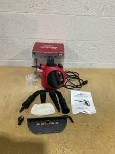 lot 325 image: Platinum Series Deep Cleaning Pressurized Handheld Steamer Tool