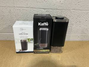 lot 355 image: LOT OF 3 Coffee Grinders