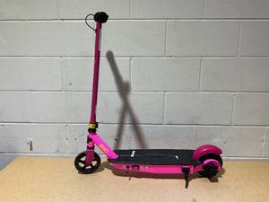lot 292 image: Razor E90 Electric Scooter - Pink, for Child Ages 8 and up to 120 lbs, up to 10 mph