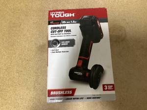 lot 371 image: Hyper Tough 20V Max Brushless Cordless Cut-Off Tool with 1.5Ah Lithium-Ion Battery and Charger