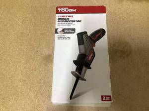 lot 372 image: Hyper Tough 12V Max Lithium-Ion Compact Reciprocating Saw with 1.5Ah Battery and Charger
