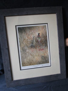 lot 19 image: Pheasant Stroll by Les Kouba