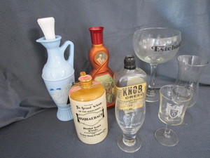 lot 49 image: Liquor Bottles & Glasses