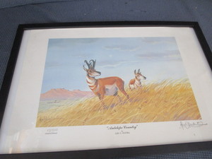 lot 58 image: Antelope Country by Les Kouba