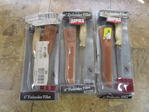 lot 129 image: Rapala Filet Knives