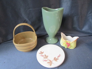 lot 197 image: RW Hot Plate, Basket, Vase