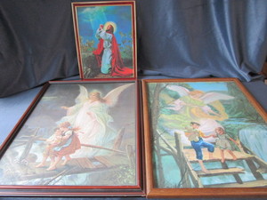 lot 199 image: Guardian Angel Prints, Jesus