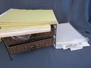 lot 231 image: Legal Pads, Copy Paper, Desk Organizer