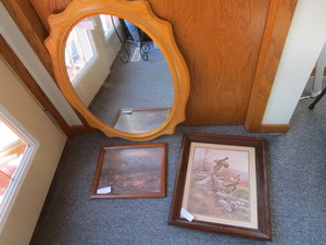 lot 235 image: Wall Mirror, Prints