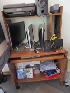 lot 244 image: Computer Desk, Chair, Printer
